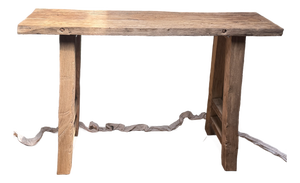 Handcrafted Reclaimed Wood Console Table