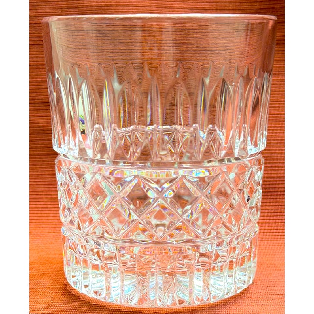 Vintage Old Fashioned Whiskey Cut Glass Glasses - Set of 11 For Sale - Image 12 of 15