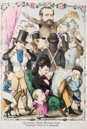 Rigenerate la Donna - Original Lithograph by Antonio Mangano - 1870s 1870s