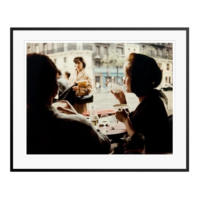 Paris Café 1950s by Peter Cornelius Framed C-Print For Sale
