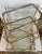 French Neoclassical Style Nesting Bar Carts With Glass Shelves, Maison Jansen For Sale - Image 9 of 17