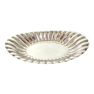 Kent Silversmiths Silverplate Bread Serving Tray