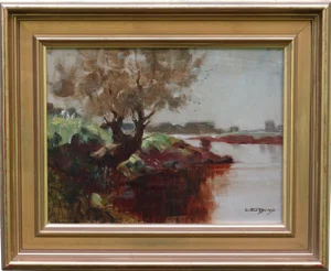 Impressionism Oil Painting Arthur Spooner (1873-1962) Hammer to $250,000