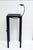 Philippe Starck Saraphis Stool, produced by Aleph, 1986. Made of black-painted metal with chrome footrests and backrest....