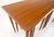 Pair of 2 Sets of Teak Danish Mid Century Modern Dowel Legs Nesting Tables For Sale - Image 6 of 12