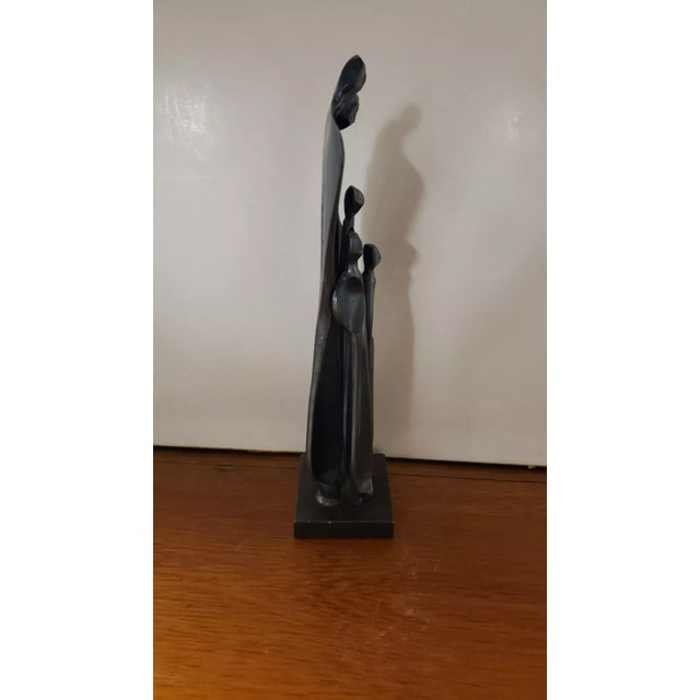 1980s Boris Kramer “Family With Three Children” Steel Sculpture (20th Century) For Sale - Image 5 of 9