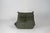1970s Set of Togo Lounge Chair and Pouf in Grey Tweed Fabric by Michel Ducaroy for Ligne Roset, 1973 For Sale - Image 5 of 18