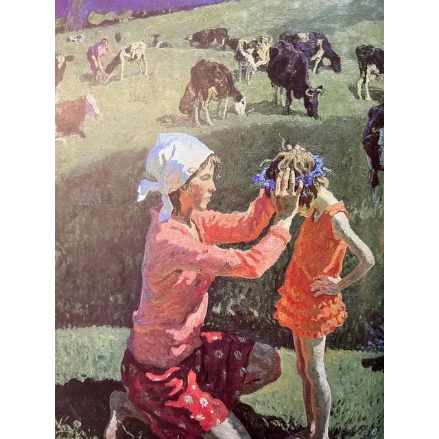 Sergej Tkachev, Study for Native Land, 1980s, Oil on Board, Framed For Sale - Image 7 of 8