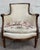 Antique French Louis XVI Style Equestrian Bergere Armchair For Sale - Image 4 of 9