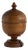 Vintage Apothecary Jar in Walnut Wood, 1920s For Sale