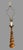 Vintage Mid Century Modern Wilmar Gilt Metal 39" Table Lamp For Sale - Image 6 of 8