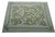 Mint Handmade Woolen Flat Weave Geometric Floral Patterned Mint Green Area Rug - 6.5'x9' For Sale - Image 8 of 13