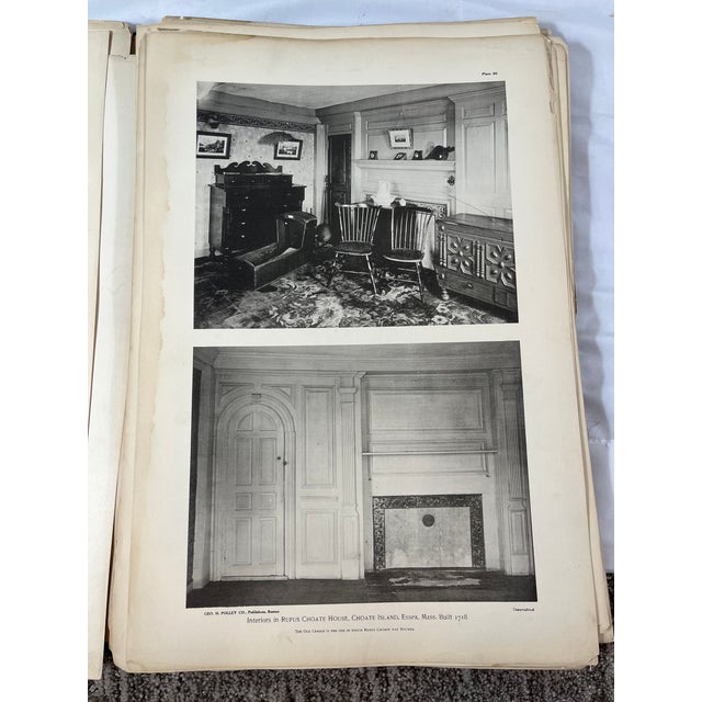 1914 The Architecture Interiors and Furniture of the American Colonies During the 18th Century Book For Sale - Image 11 of 12