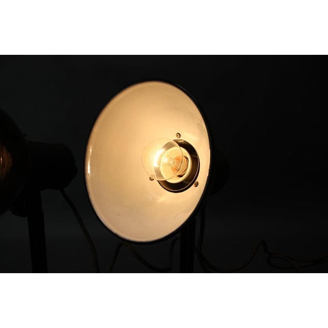 Industrial Adjustable Desk Lamps, Former Czechoslovakia, 1955, Set of 2 For Sale - Image 18 of 18