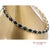 18k 750 Yellow Gold Natural Diamond and Blue Sapphire Tennis Bracelet For Sale - Image 11 of 13
