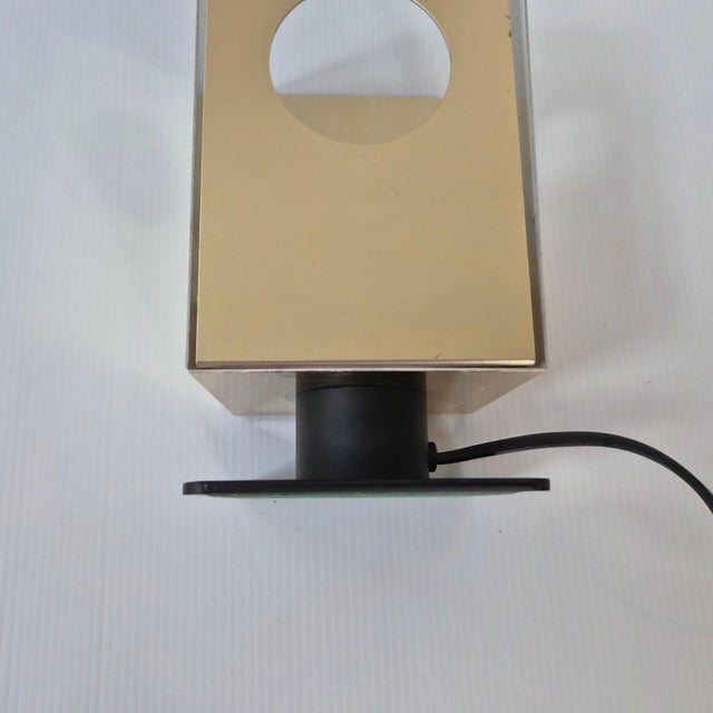 Vintage Gold-Plated Metal Table Lamp, 1960s For Sale - Image 11 of 16