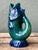 Ceramic Vintage Majolica Glazed Ceramic Fish Pitcher For Sale - Image 7 of 12
