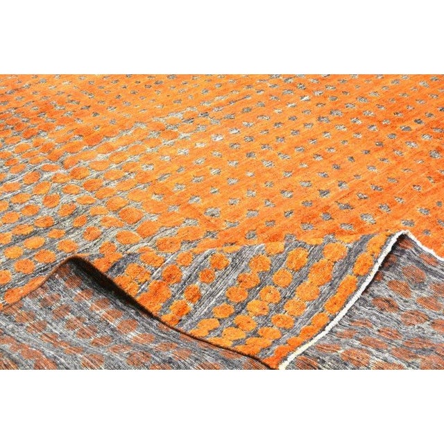 Moroccan Hand Knotted Wool Rug,9'9"X14' For Sale In New York - Image 6 of 6