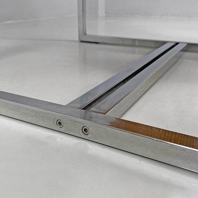 Italian Rattan and Chromed Metal Armchair attributed to Lyda Levi, 1970s For Sale - Image 16 of 18