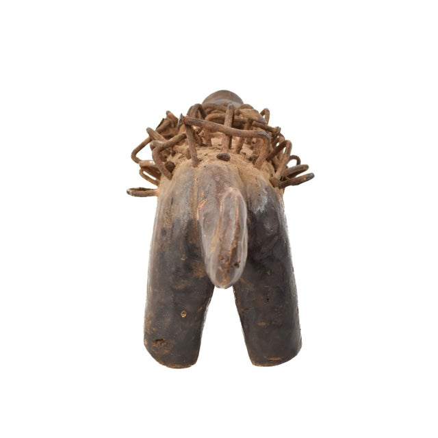 Early 20th Century Bakongo Villi Pig Fetish For Sale - Image 4 of 7
