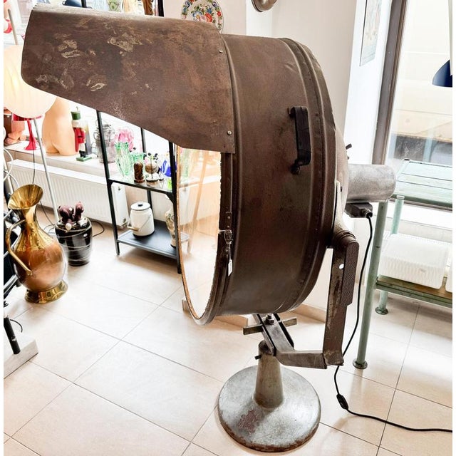 Industrial Large Industrial Spotlight, 1950s For Sale - Image 3 of 6