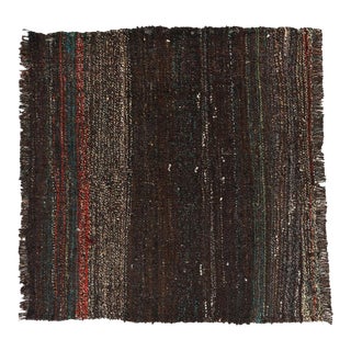 Decorative Mini Vintage Kilim Rug - 1`10″ X 1`10″ For Sale