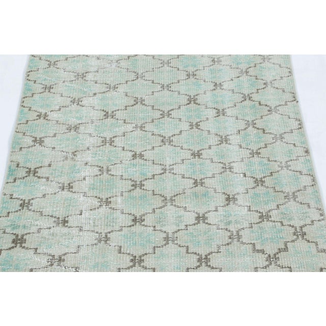 Made with hand-knotted wool and originating circa 1950-1960, this 3x9 vintage runner rug is an exciting new piece in Rug &...