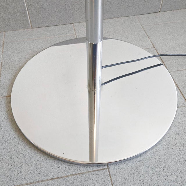 Vintage Floor Lamp in Chrome Steel by Swisslamps-International, 1970s For Sale - Image 6 of 14