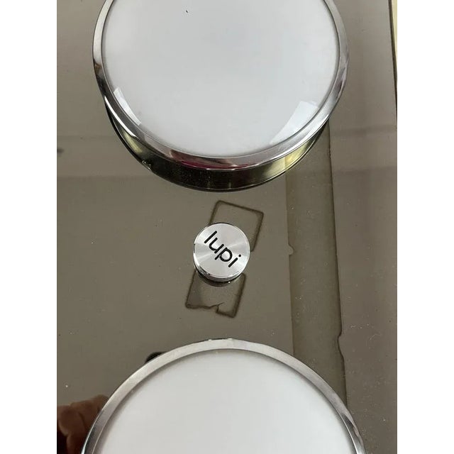 Teal Italian Wolf Bath Mirror, 1970s For Sale - Image 8 of 11