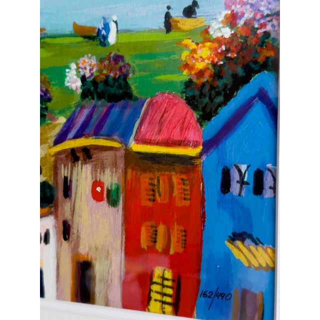 Shlomo Alter “Paradise City” Contemporary Limited Edition Seriolithograph in Color on Wove Paper, Signed and Numbered For Sale - Image 15 of 18