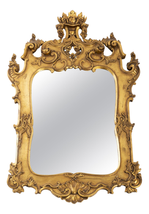 Portuguese Wall Mirror, Early 20th Century