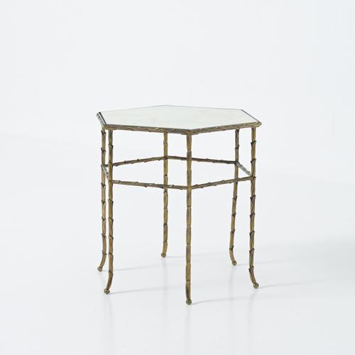 Brass Side Table from Maison Baguès For Sale - Image 6 of 18