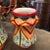 2019 Sicilian Pieces Hand Painted Terracotta Albarello Vases - Set of Three For Sale - Image 4 of 10