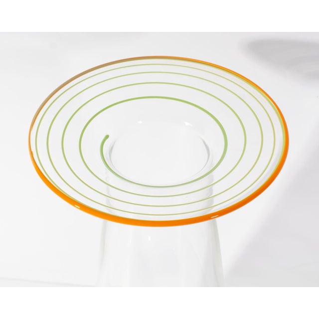 1995 Art Glass Vase by Michael Jaross For Sale - Image 4 of 7