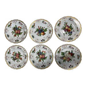 1990s Mottaheddah Duke of Gloucester Dinner Plates- Set of 6