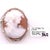 Modern 14 Karat White Gold Cameo Pendant or Brooch For Sale - Image 3 of 7
