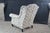 Late 20th Century Late 20th Century Arhaus Cambridge Oversized Nailhead Wingback Club Lounge Armchairs For Sale - Image 5 of 12