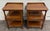 This is a beautiful pair of vintage Pennsylvania House hard rock maple Colonial style nightstands featuring gallery tops,...
