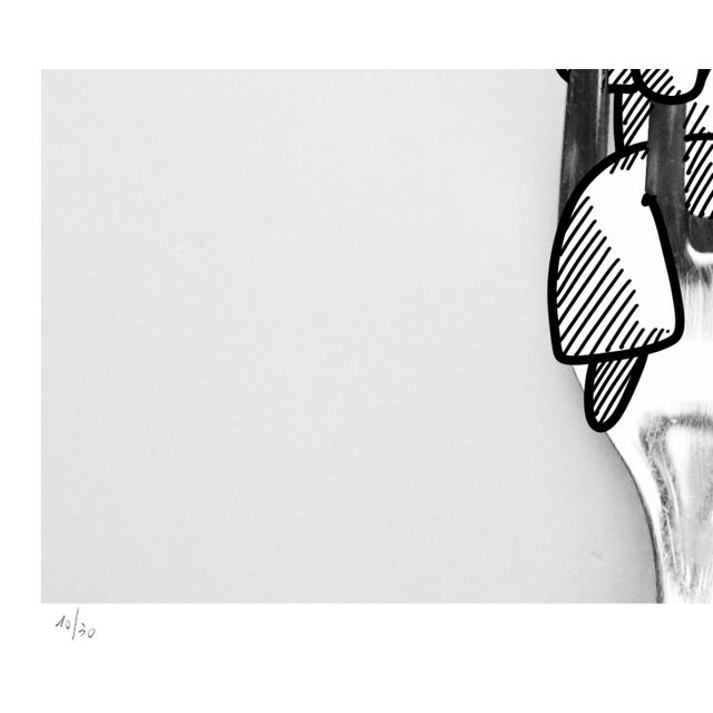 Contemporary Melkio (Luca Melchionda), Fork, Silkscreen For Sale - Image 3 of 5