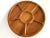 1970s Teak Wood Partitioned Lazy Susan Made for Neiman Marcus For Sale - Image 9 of 11
