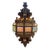 Mid 20th Century Spanish Revival Prism Glass Lantern Chandelier - Ornate Hanging Light - 30" For Sale