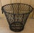 Large Antique Early 20th Century Heavy Gauge Industrial Wire Work Basket With Handles for Garden or Hearth For Sale - Image 16 of 17