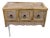 Vintage Rattan Three Drawer Table Top Cabinet For Sale