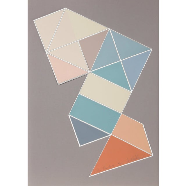 Date: circa 1980 Screenprint and Collage Multiple, signed and numbered in pencil Edition of 9/25 Image Size: 35 x 26...