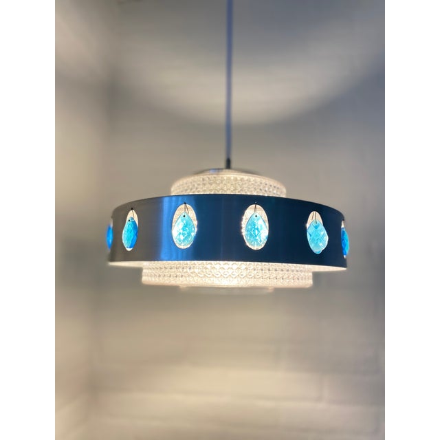 Mid-Century Hanging Lamp from Vitrika, 1960s For Sale - Image 4 of 10