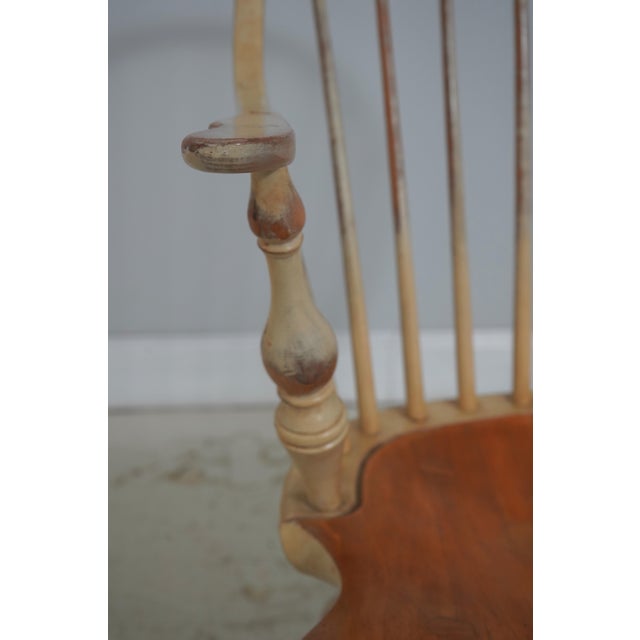 Wood Set of Six Benchmade Windsor Dining Chairs For Sale - Image 7 of 18