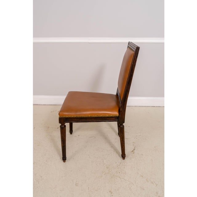 French Set of 6 Harden Ralph Lauren Louis XVI Dining Chairs For Sale - Image 3 of 18