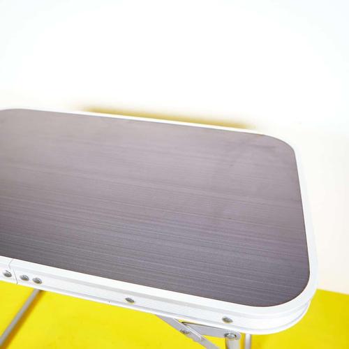 This elegant folding table is the ideal accessory for your outdoor adventures. Crafted with a sturdy aluminum frame and a...