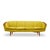 Johannes Andersen Style Mid Century Norwegian Teak and Wool Sofa This sofa measures: 88.5 wide x 32.5 deep x 28 inches...