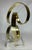 Late 20th Century Abstract Gold Aluminum Ribbon Sculpture by Dan Murphy For Sale - Image 9 of 9